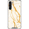 Cracked Marble Galaxy S24 FE Clear Case