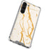Cracked Marble Galaxy S24 FE Clear Case