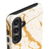 Cracked Marble Galaxy S25 Impact Case