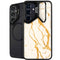 Cracked Marble Galaxy S25 Kickstand Case