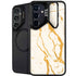 Cracked Marble Galaxy S25 Kickstand Case