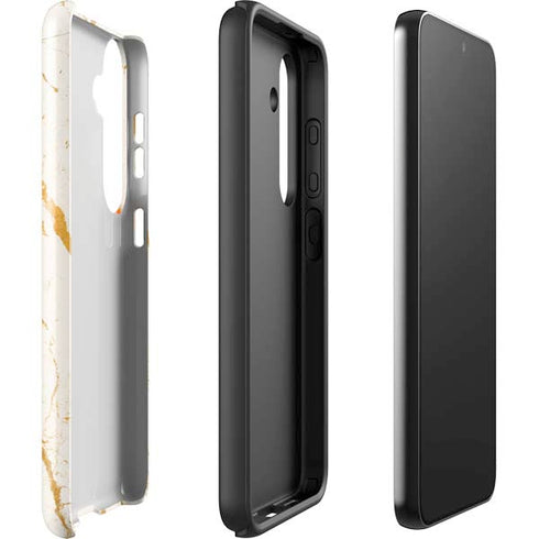 Cracked Marble Galaxy S25 Plus Impact Case