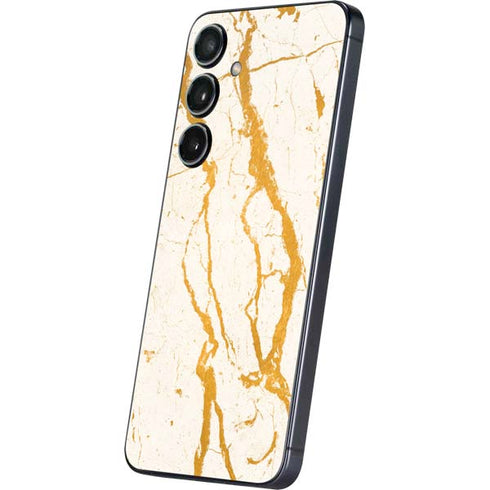Cracked Marble Galaxy S25 Skin