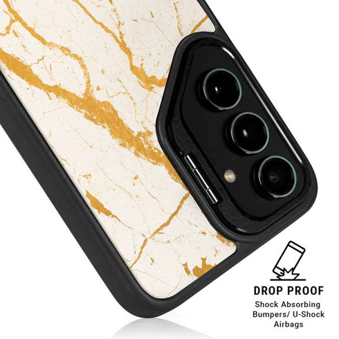 Cracked Marble Galaxy S24 Ultra Kickstand Case