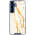 Cracked Marble Galaxy S25 Clear Case