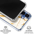 Cracked Marble Galaxy S25 Clear Case