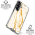 Cracked Marble Galaxy S26 Plus Clear Case