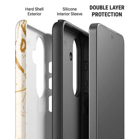 Cracked Marble Galaxy S26 Plus Impact Case