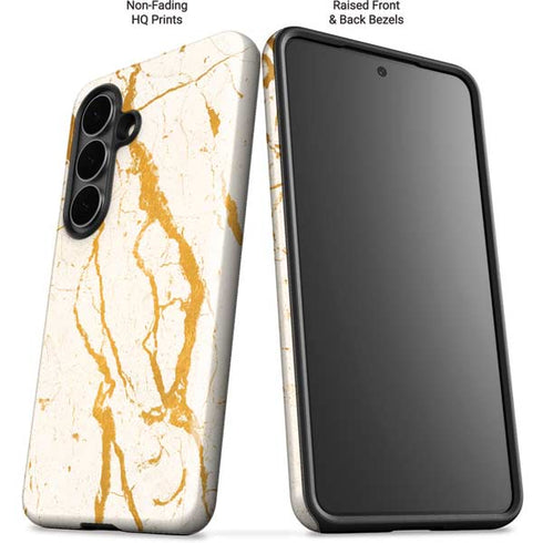 Cracked Marble Galaxy S26 Plus Impact Case