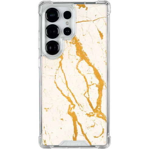 Cracked Marble Galaxy S26 Ultra Clear Case