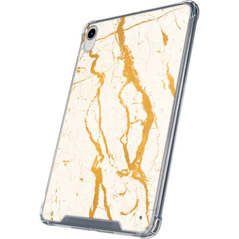 Cracked Marble iPad 11th Gen (2025) Clear Case