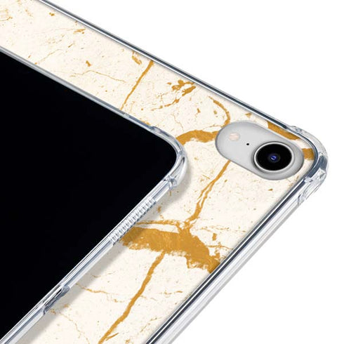 Cracked Marble iPad 11th Gen (2025) Clear Case
