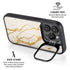 Cracked Marble iPhone 14 Pro Max Kickstand Case