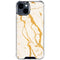 Cracked Marble iPhone 15 Clear Case