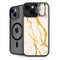 Cracked Marble iPhone 15 Kickstand Case