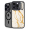 Cracked Marble iPhone 15 Pro Max Kickstand Case