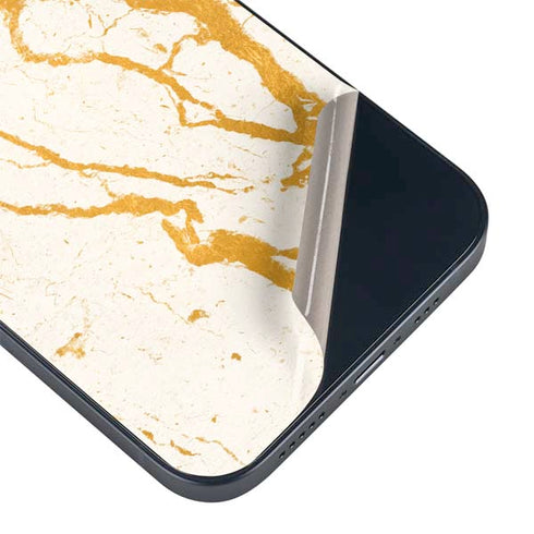 Cracked Marble iPhone 15 Skin