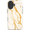 Cracked Marble iPhone 16 Impact Case