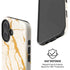 Cracked Marble iPhone 16 Magsafe Impact Case