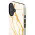 Cracked Marble iPhone 16 Plus Impact Case
