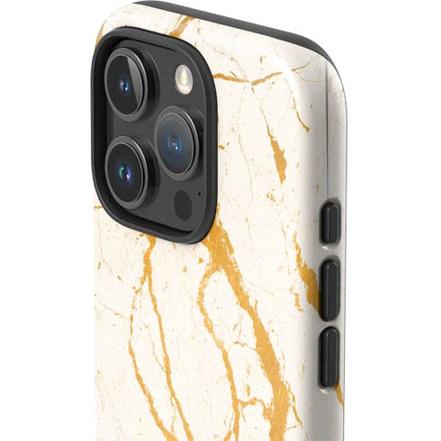 Cracked Marble iPhone 16 Pro Max Impact Case