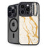 Cracked Marble iPhone 16 Pro Max Kickstand Case