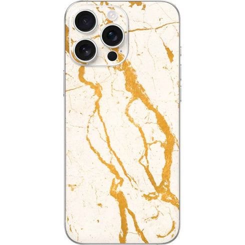 Cracked Marble iPhone 16 Pro Max Skin