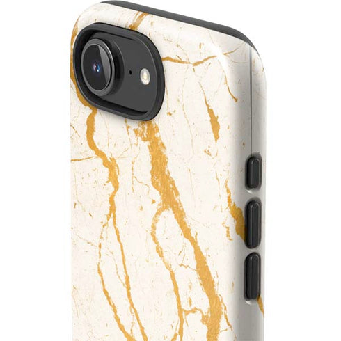 Cracked Marble iPhone 16e Impact Case