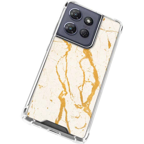 Cracked Marble Moto G Play 5G (2025) Clear Case