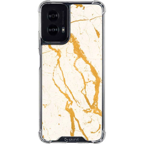 Cracked Marble Moto G Power 5G (2024) Clear Case