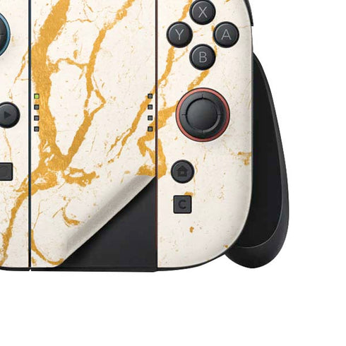 Cracked Marble Nintendo Switch 2 (2025) Joy-Con Controller Skin