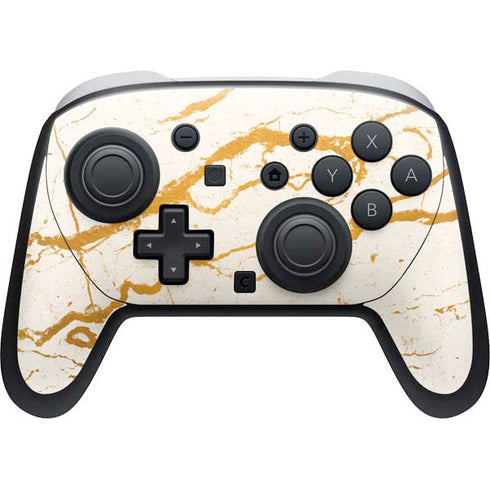 Cracked Marble Nintendo Switch 2 (2025) Pro Controller Skin