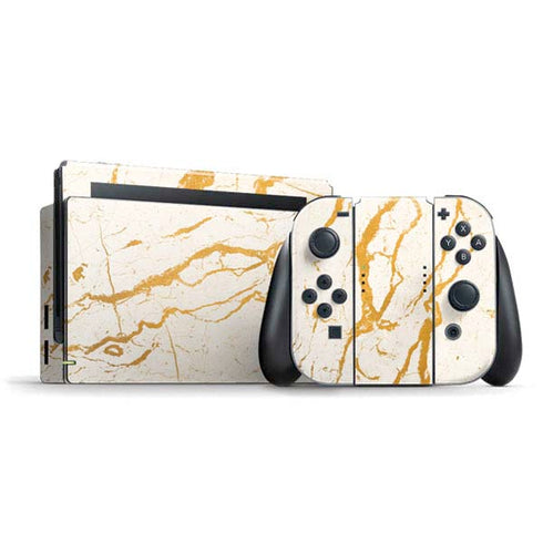 Cracked Marble Nintendo Skins