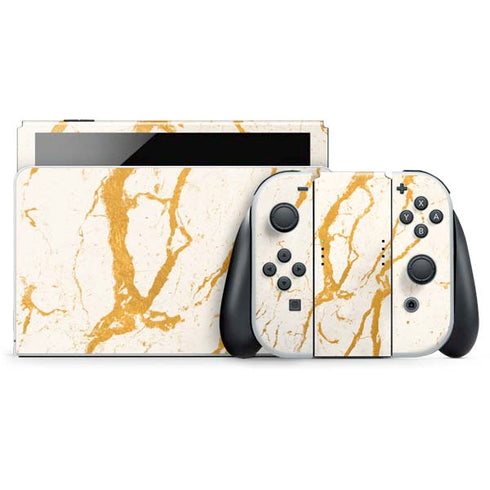 Cracked Marble Nintendo Skins