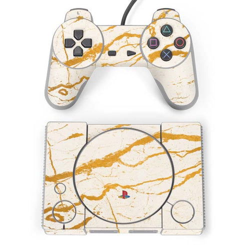 Cracked Marble PlayStation Classic Bundle Skin