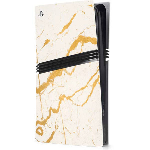Cracked Marble PS5 Pro Console Skin