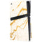 Cracked Marble PS5 Pro Disk Console Skin