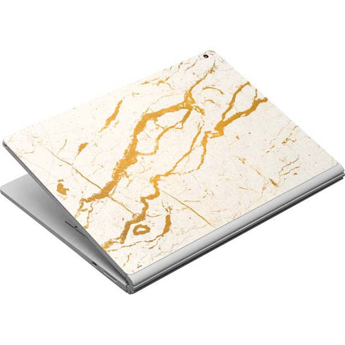 Cracked Marble Surface Book Skin