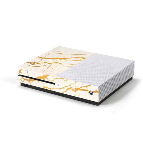 Cracked Marble Xbox One S Console Skin