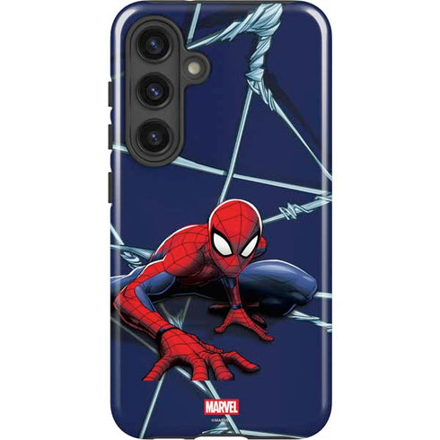 Marvel Spiderman Crawling Spiderman Galaxy S25 Plus Impact Case