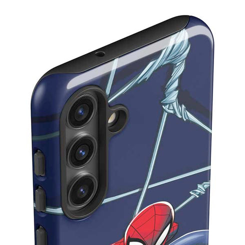 Marvel Spiderman Crawling Spiderman Galaxy S25 Plus Impact Case
