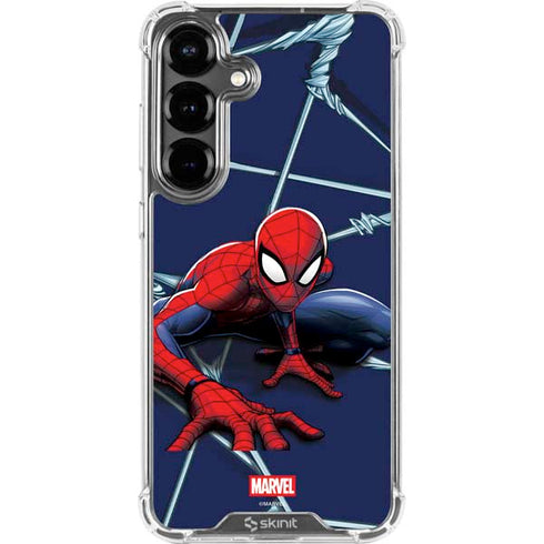Marvel Spiderman Crawling Spiderman Galaxy S26 Plus Clear Case