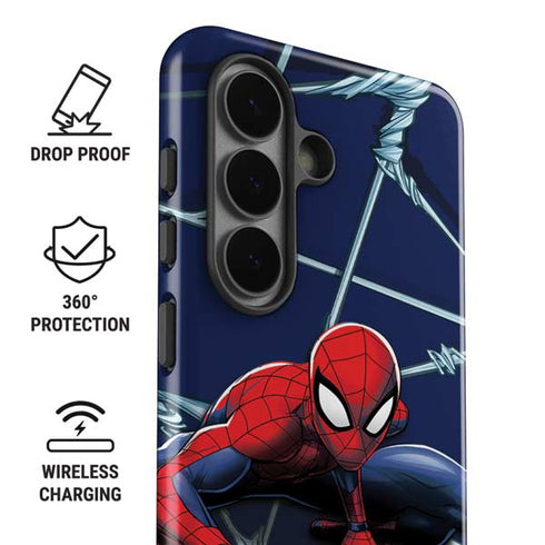 Marvel Spiderman Crawling Spiderman Galaxy S26 Plus Impact Case