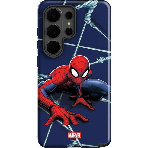 Marvel Spiderman Crawling Spiderman Galaxy S26 Ultra Impact Case