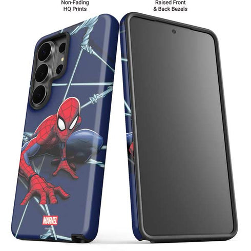 Marvel Spiderman Crawling Spiderman Galaxy S26 Ultra Impact Case