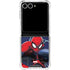 Marvel Spiderman Crawling Spiderman Galaxy Z Flip7 Clear Case
