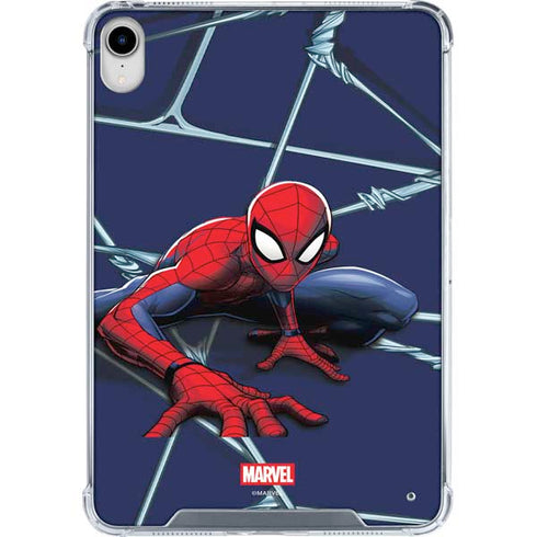 Marvel Spiderman Crawling Spiderman iPad 11th Gen (2025) Clear Case
