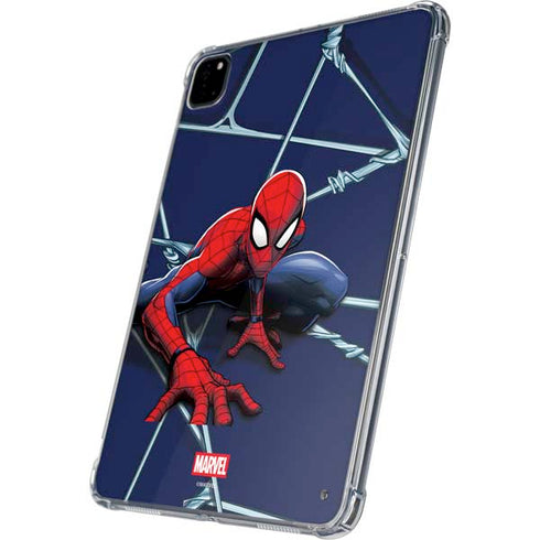 Marvel Spiderman Crawling Spiderman iPad Pro 11in (2024) Clear Case
