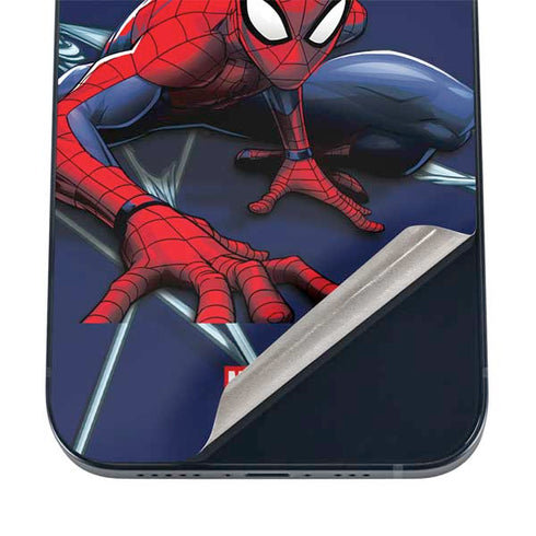 Marvel Spiderman Crawling Spiderman iPhone 16 Skin