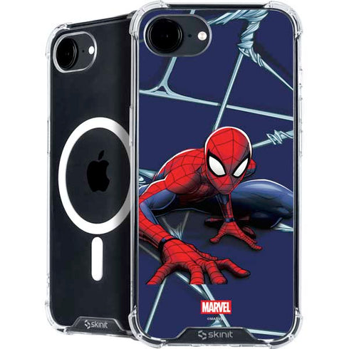 Marvel Spiderman Crawling Spiderman iPhone 16e MagSafe Case